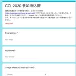 Applications for the CCI-2020 project (deadline on Sunday, August 2, 2020)